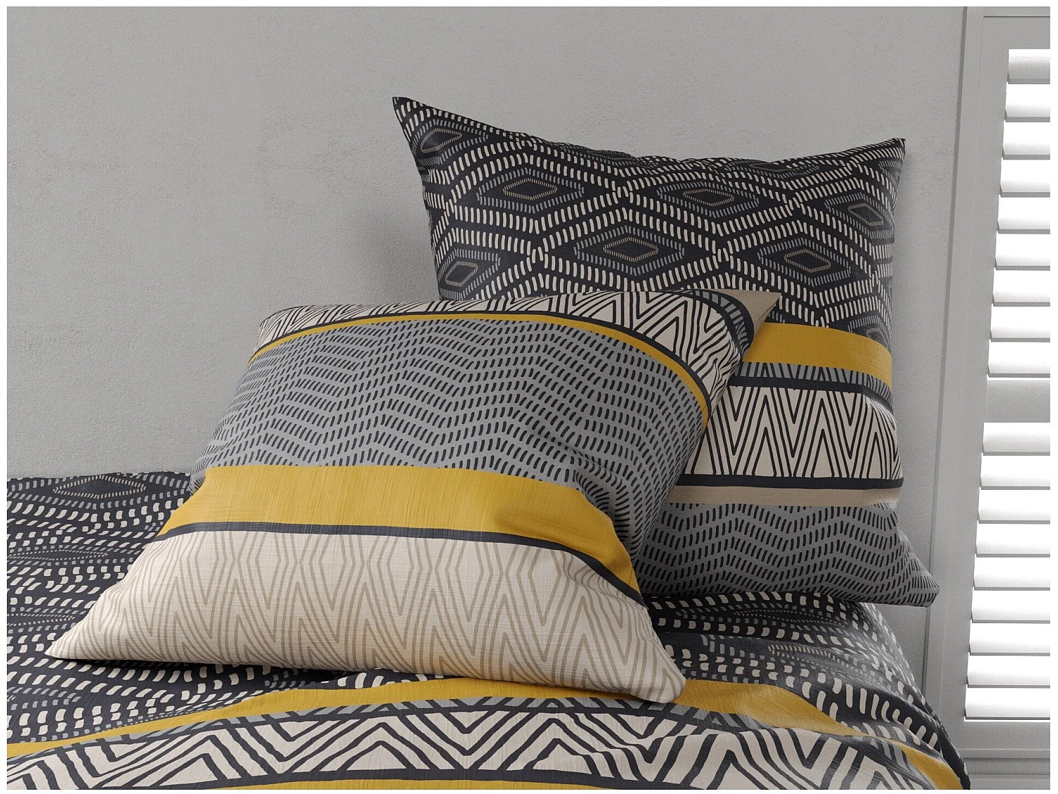 Housse de couette + taie 140 x 200 cm Delmase