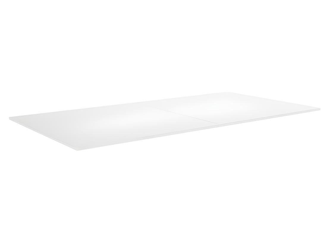 vente unique Plateau Dinatoire Réversible "Billard" 213cm Blanc Laqué