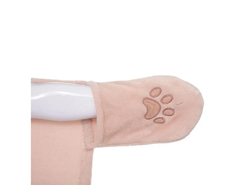 Plaid à Capuche Enfant "Campagne" 100x130cm Rose