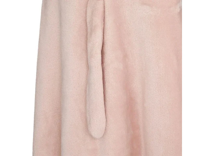 Plaid à Capuche Enfant "Campagne" 100x130cm Rose