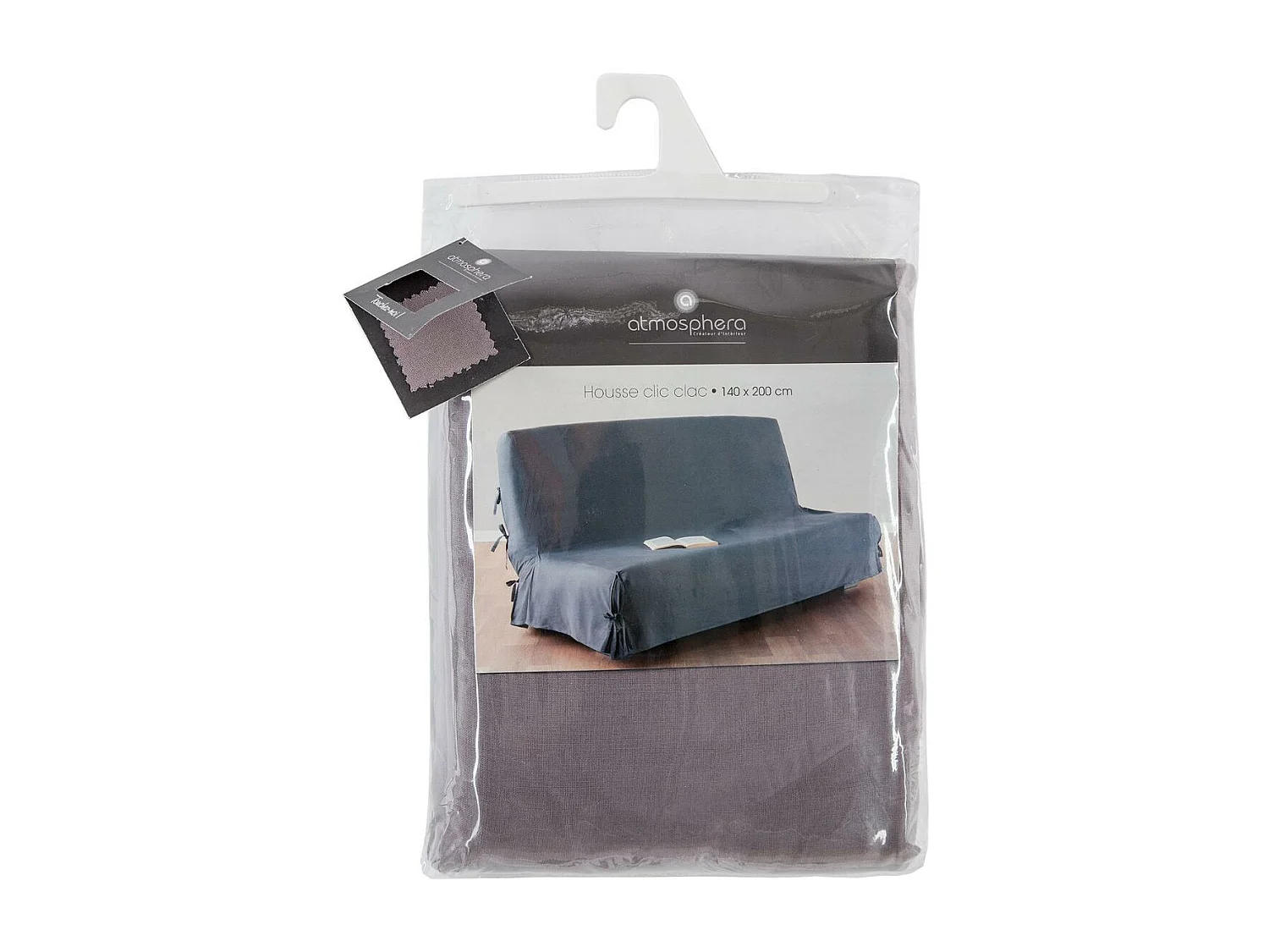 Housse de clic clac Gris clair  140 x 200 cm