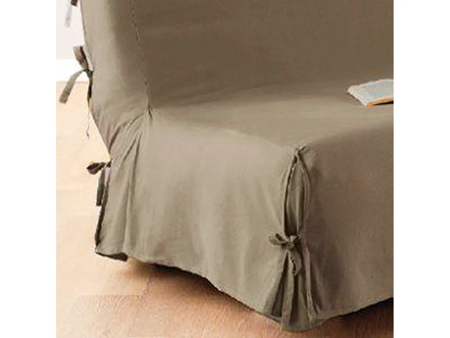 Housse de clic clac Beige Lin 140 x 200 cm