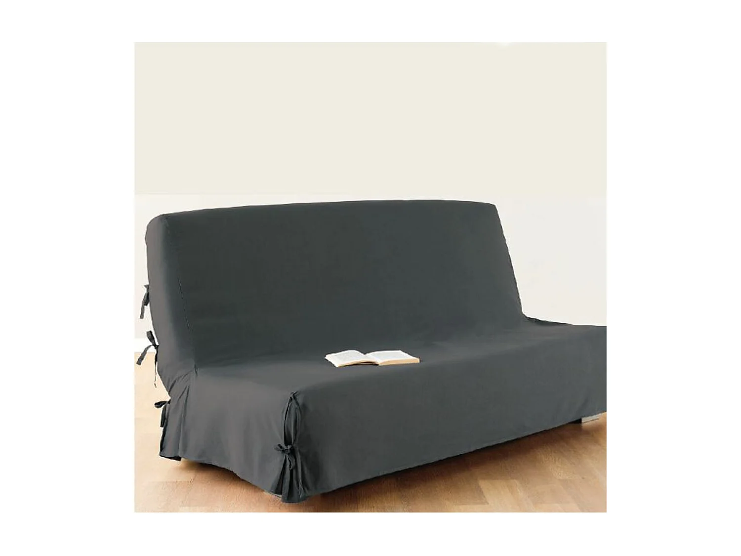 Housse de clic clac Gris foncé  140 x 200 cm