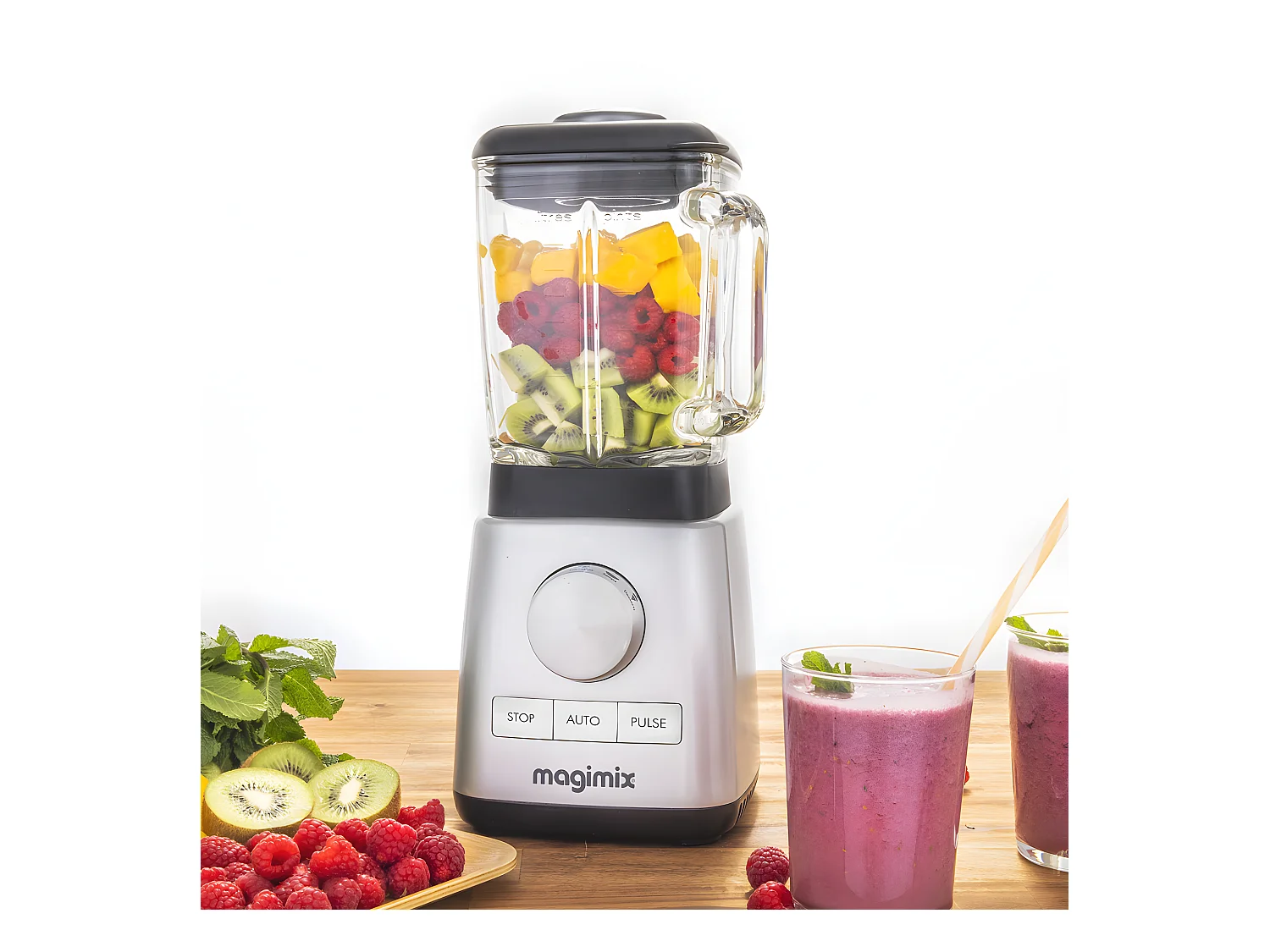 Blender Power 3 chrome mat 1,2 L