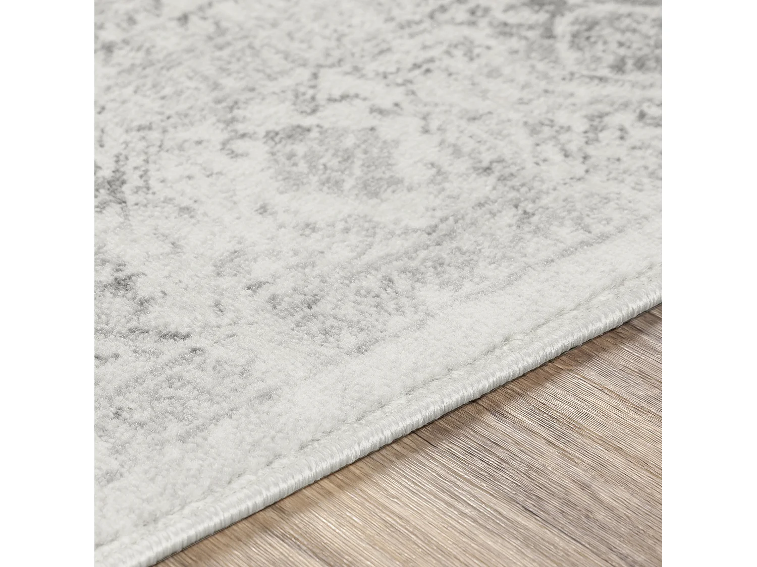 Tapis Vintage Oriental - Blanc/Gris - 120x170cm - CEREN