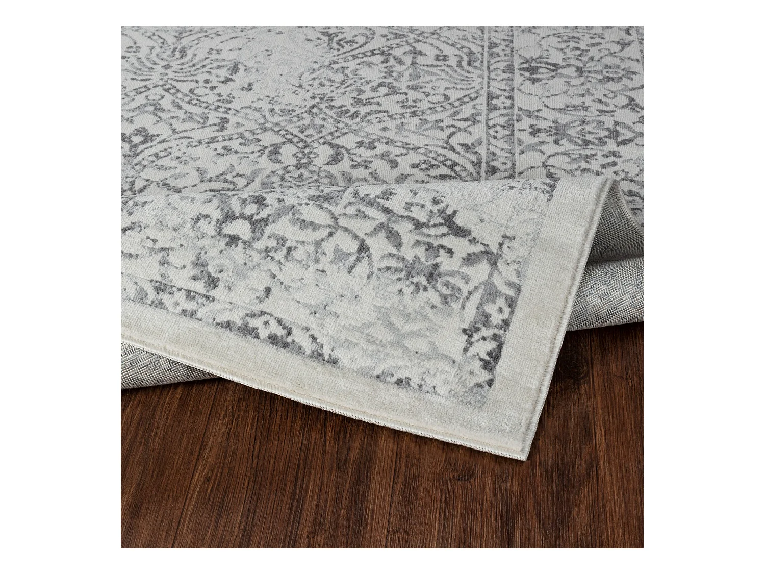 Vintage Oosters Tapijt - Grijs/Ivoor - 200x275cm - HAZEL