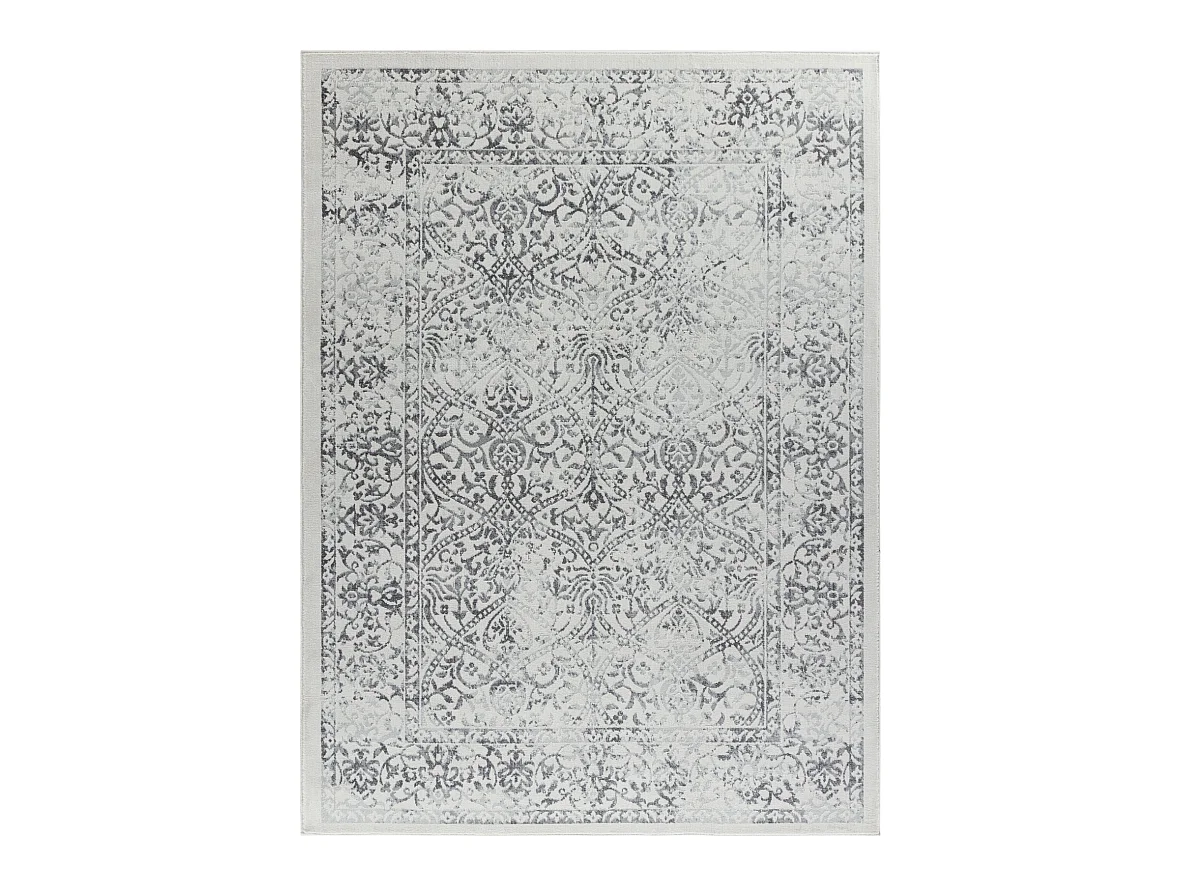 Tapis Vintage Oriental - Gris/Ivoire - 200x275cm - HAZEL