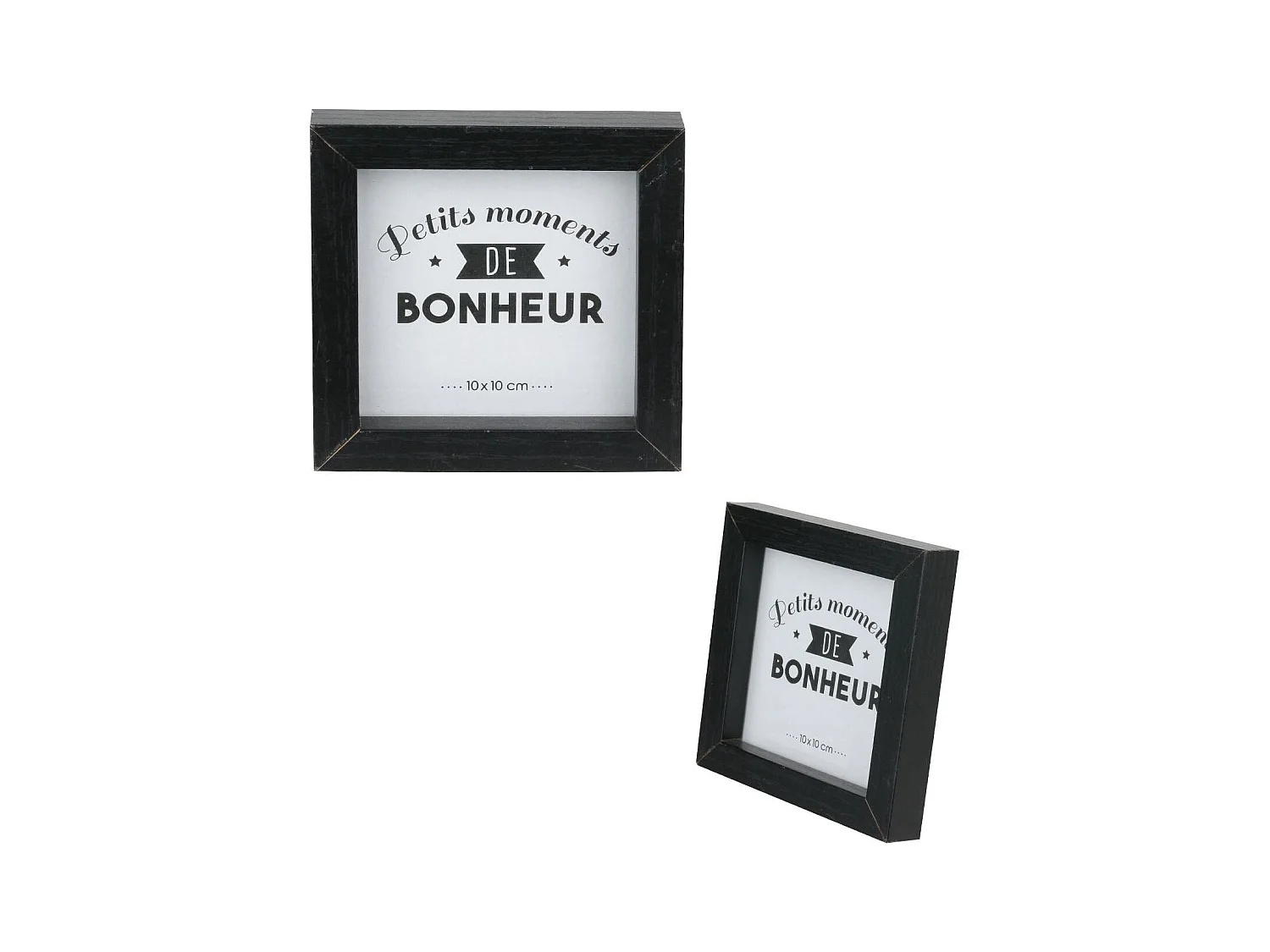 Cadre Photo X8 Noir, Blanc, Marron