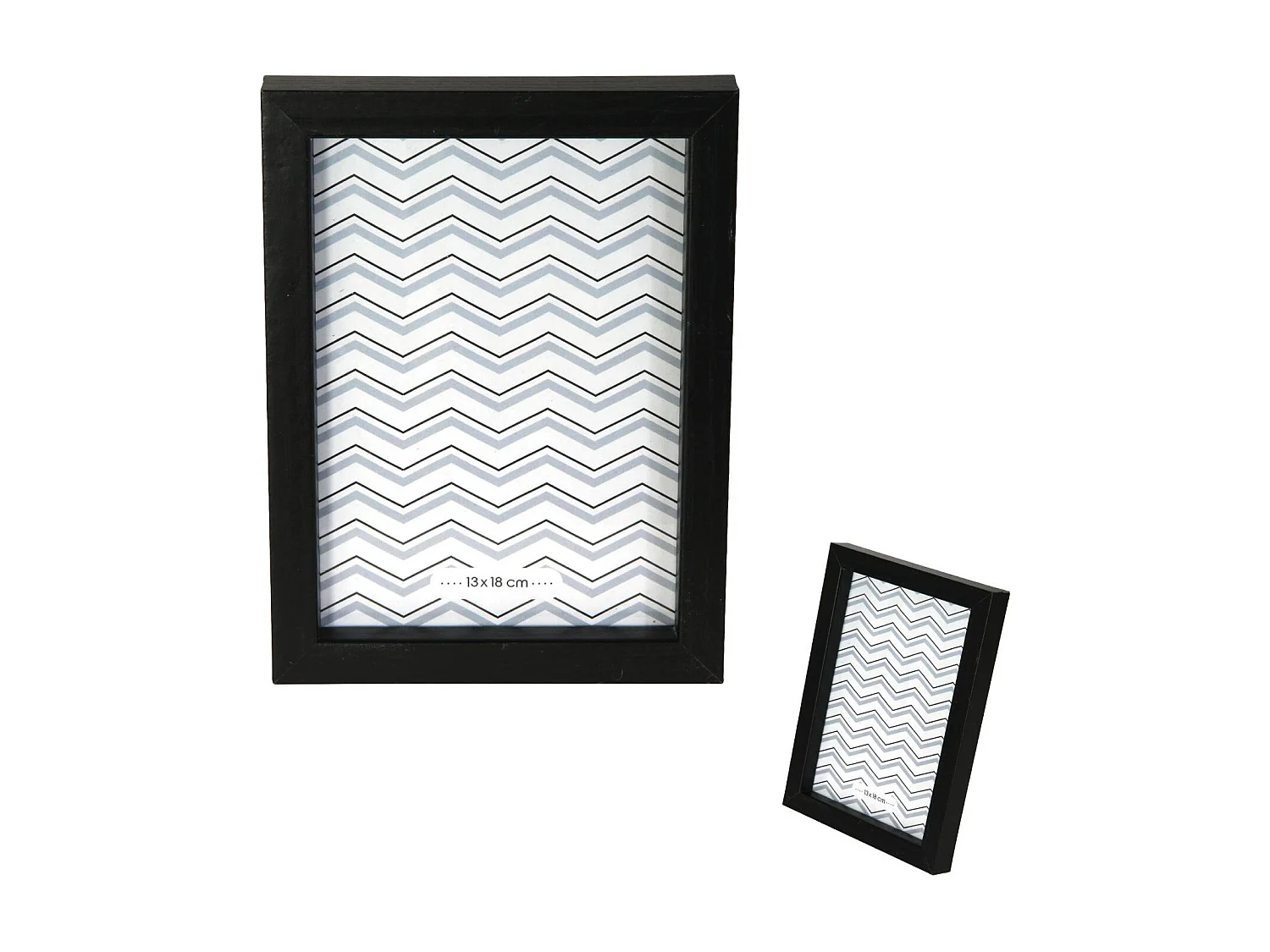 Cadre Photo X8 Noir, Blanc, Marron