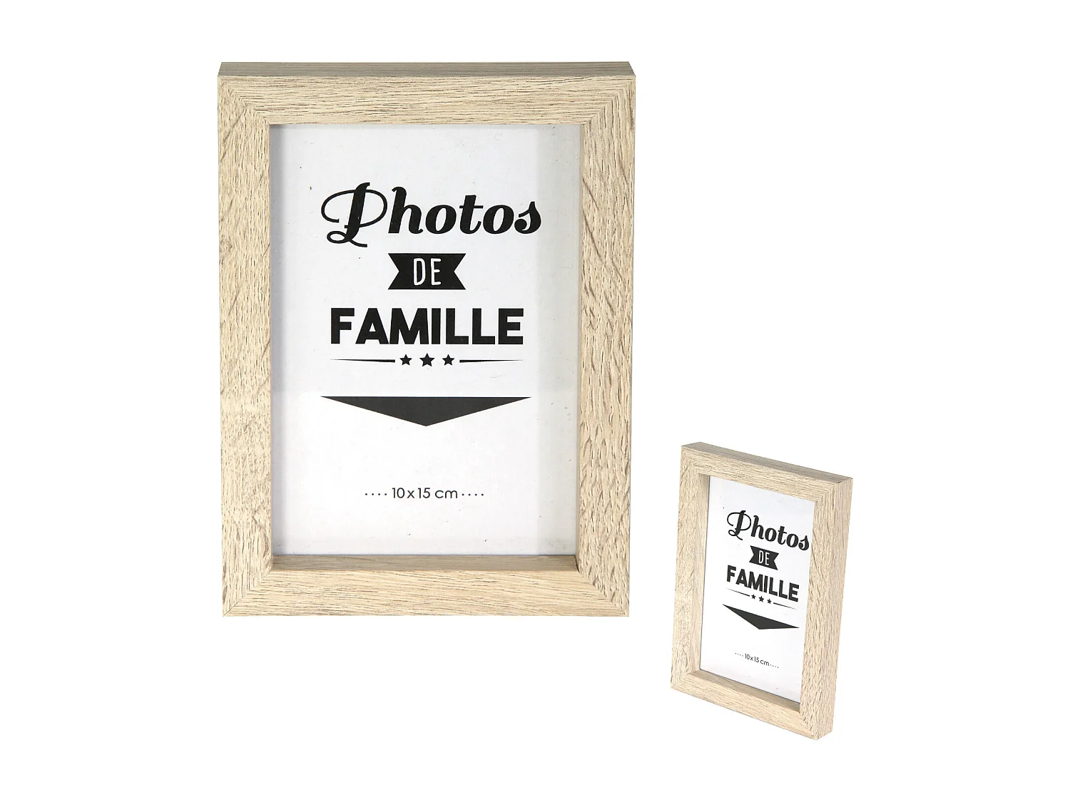 Fotorahmen aus Holz "La vie en famille" (8-stück)