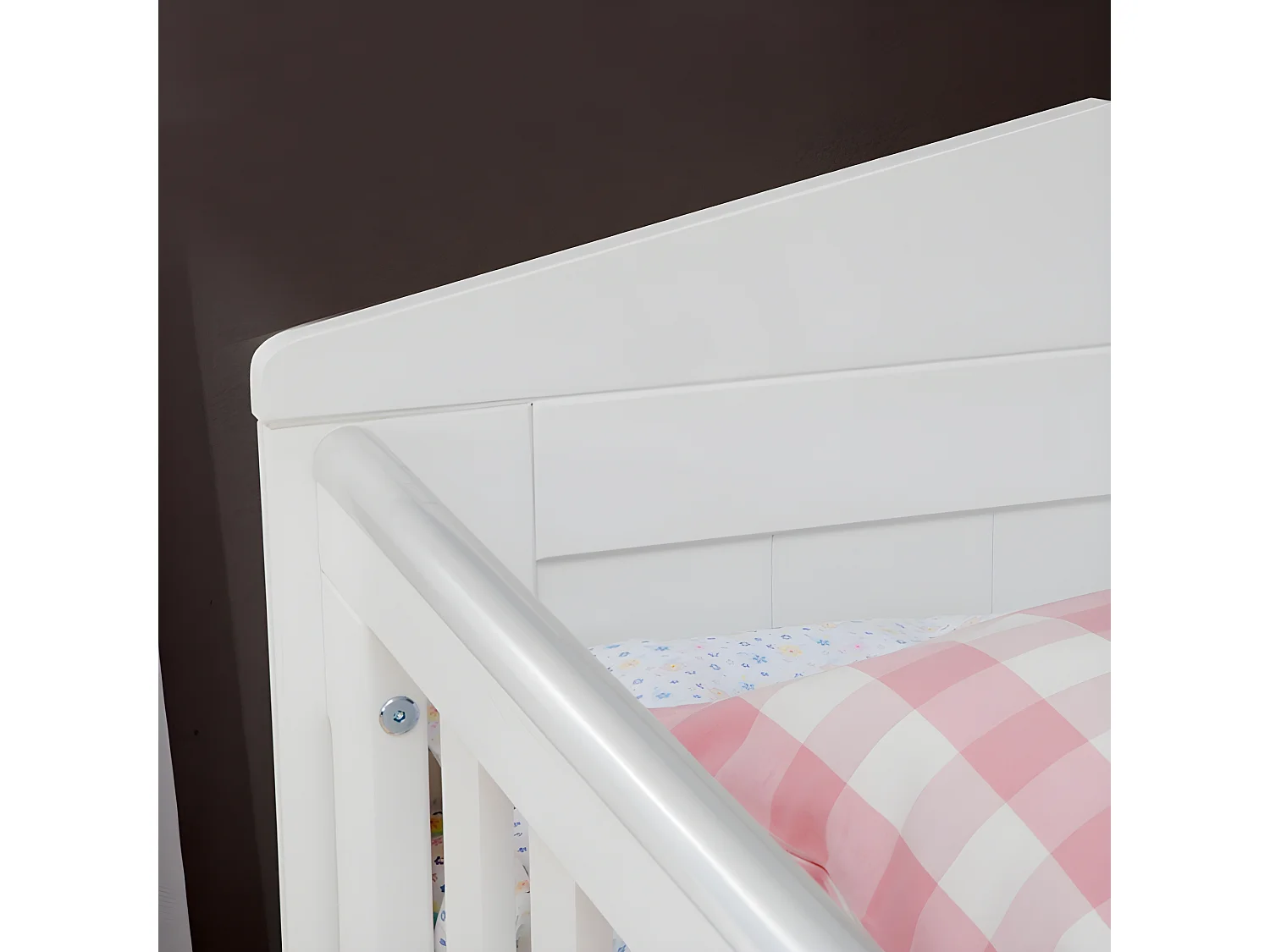 Lit bébé Marsylia MDF Blanc