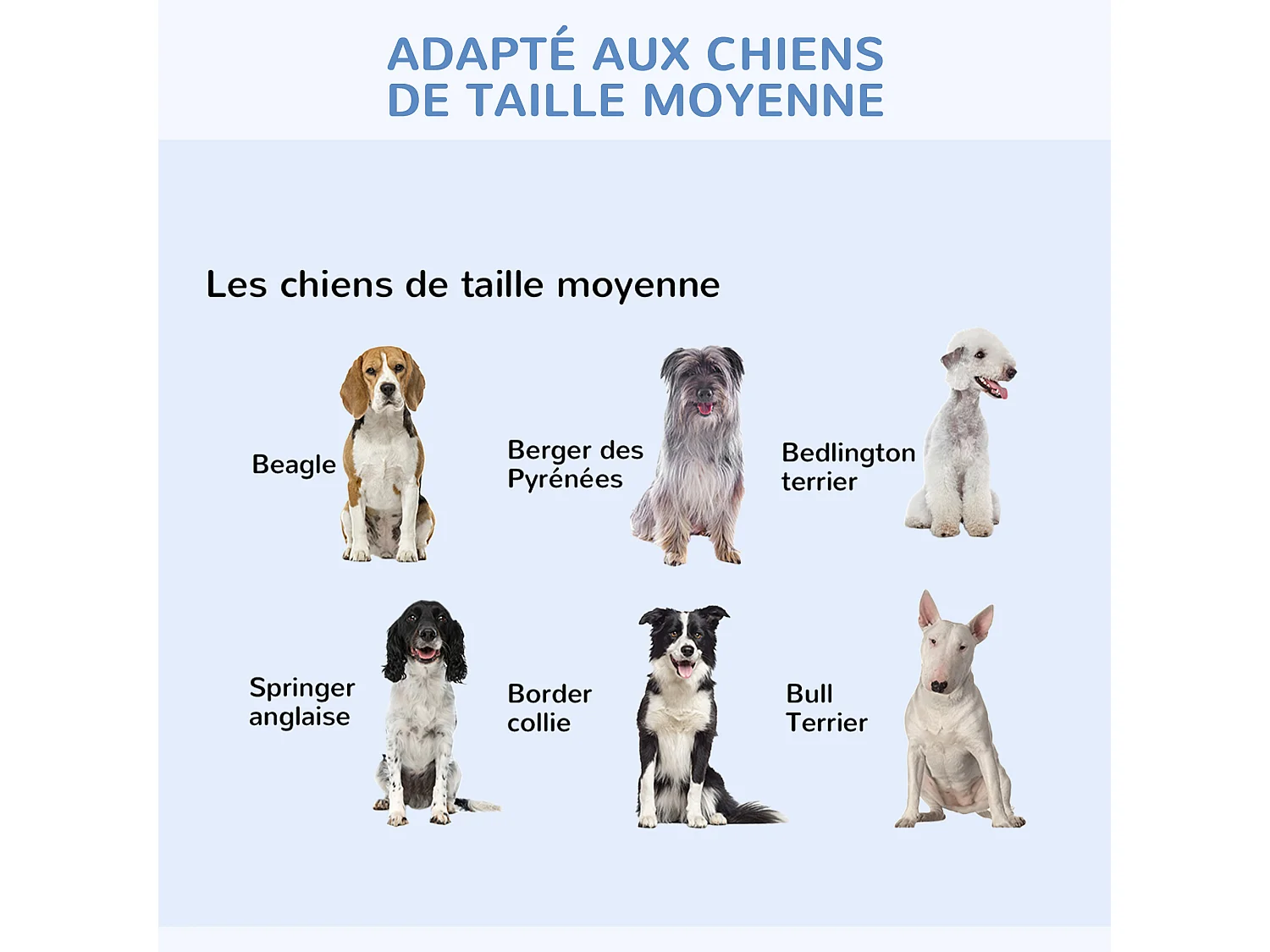 Cage caisse de transport pliante pour chien en métal noir 91 x 61 x 67 cm