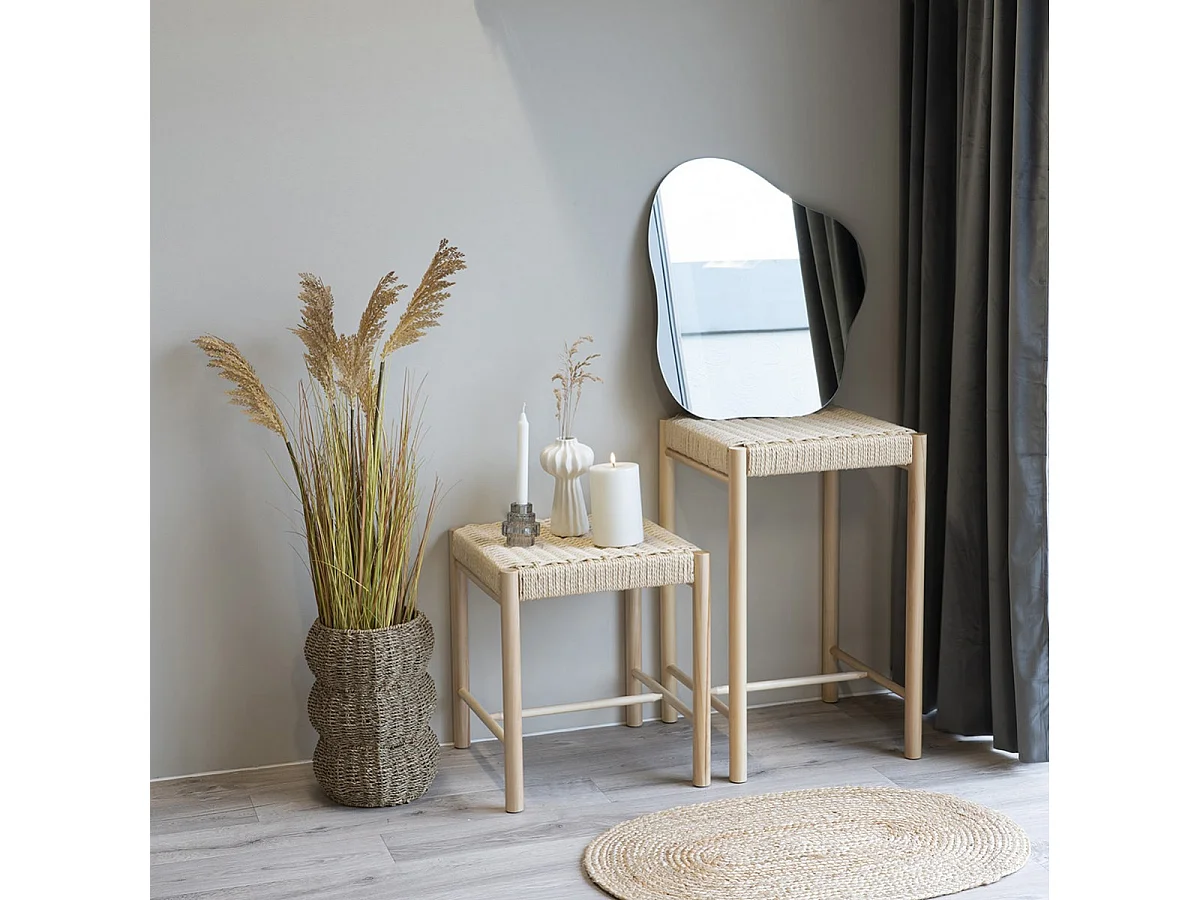 CERIA - Sorgho Décoratif Artificiel Hauteur 110cm