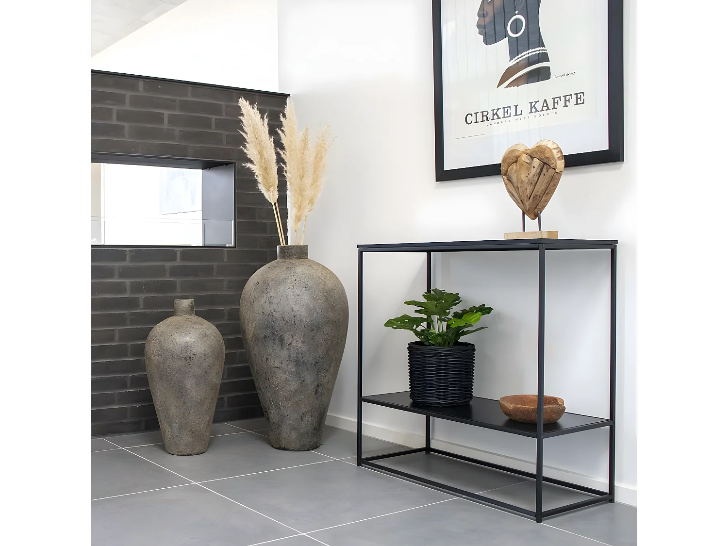 ROCKER - Monstera Décoratif Artificiel Hauteur 45cm