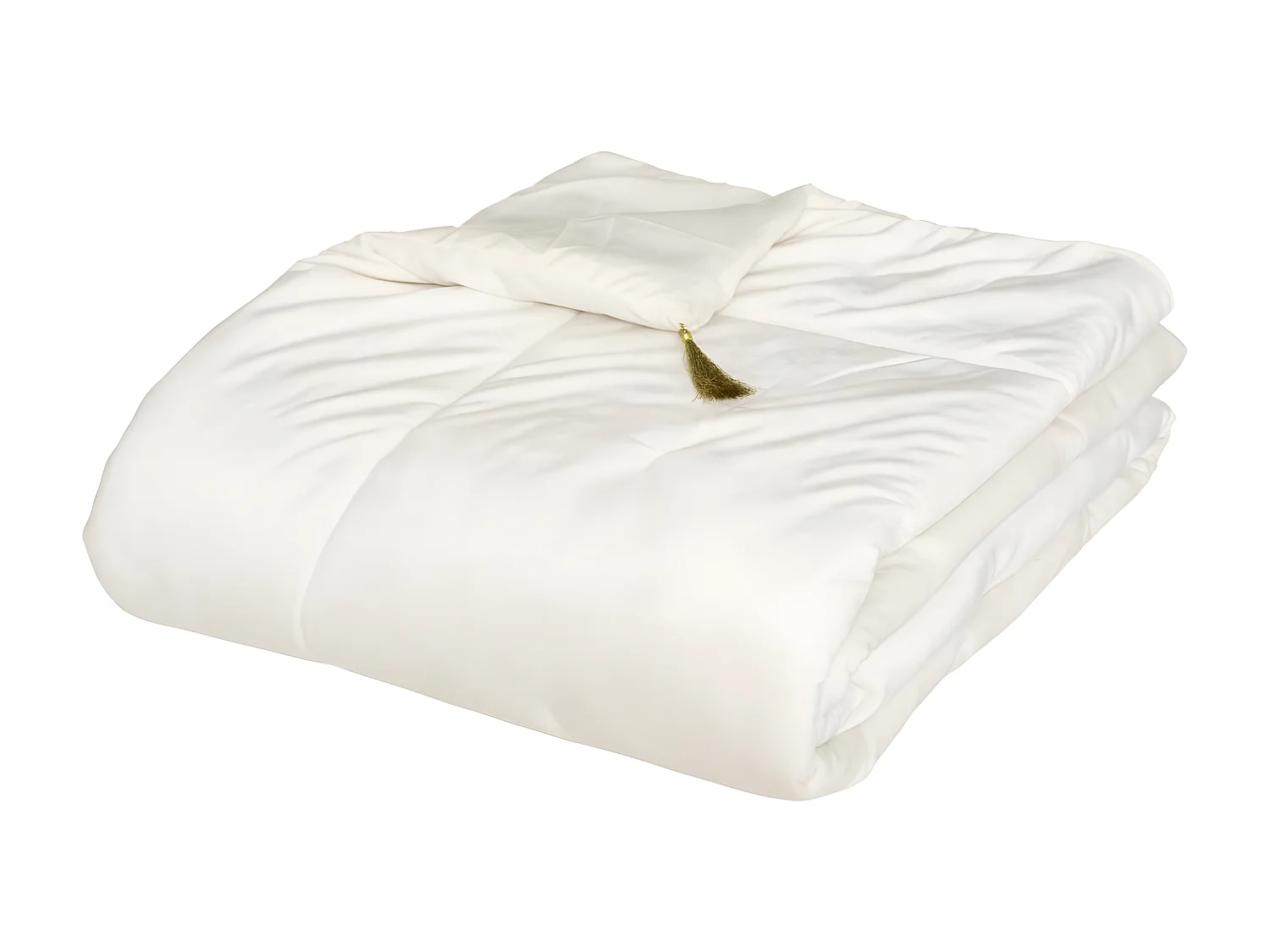 Edredon couverture en Velours Ivoire 80 x 180 cm