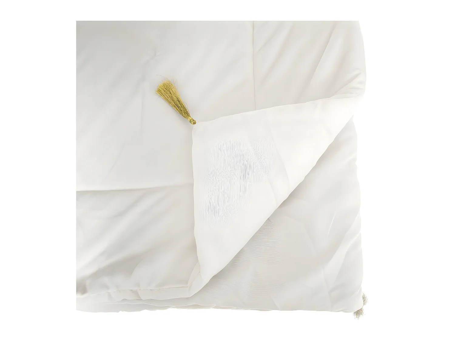 Edredon couverture en Velours Ivoire 80 x 180 cm