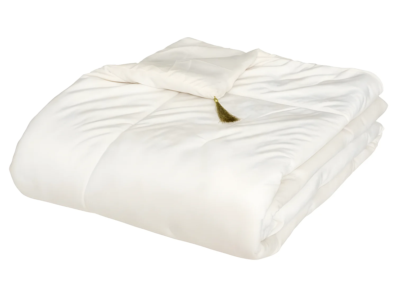 Edredon couverture en Velours Ivoire 80 x 180 cm