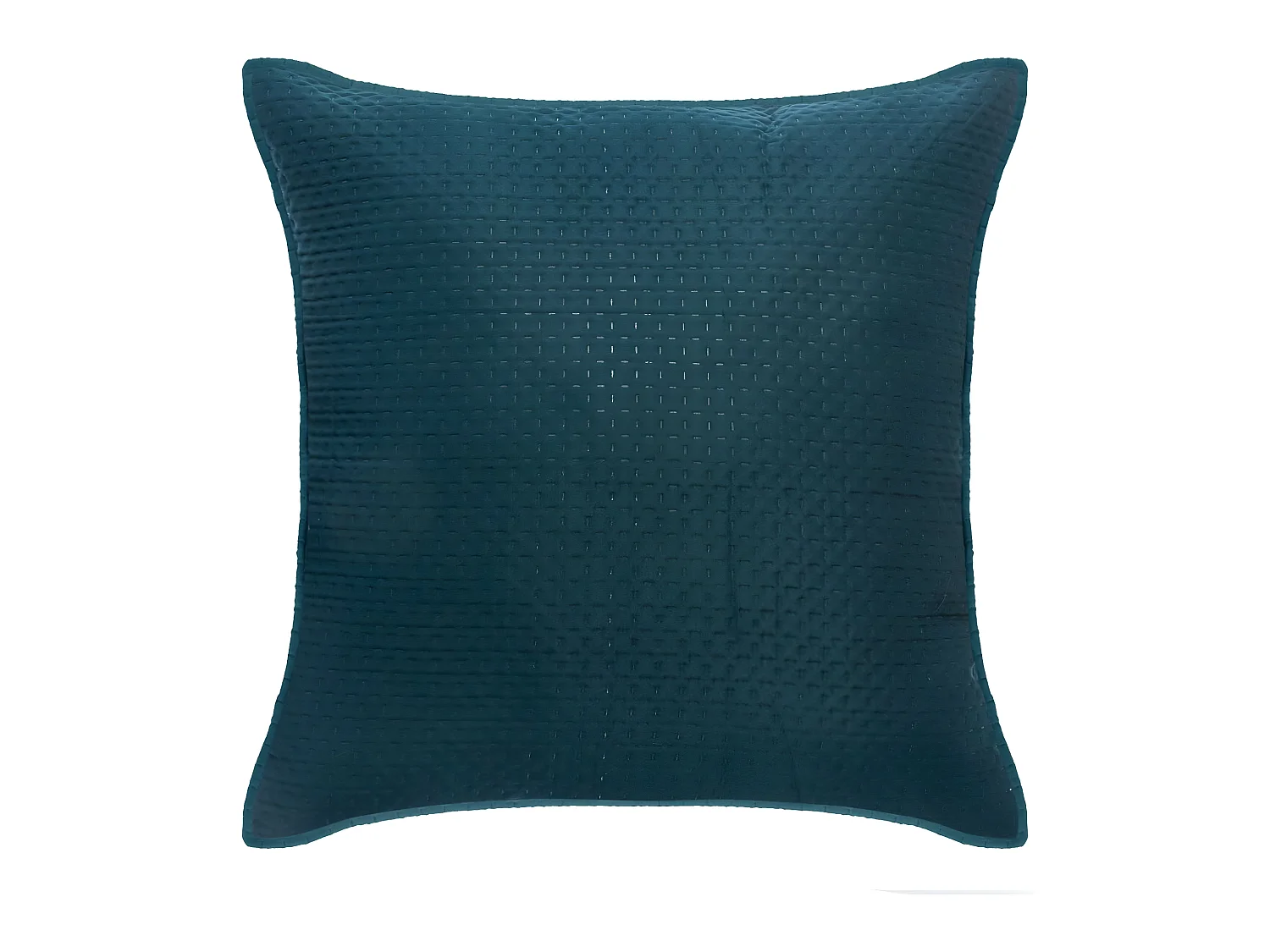 Dessus de lit Bleu canard 240 x 260 cm avec 2 Taies