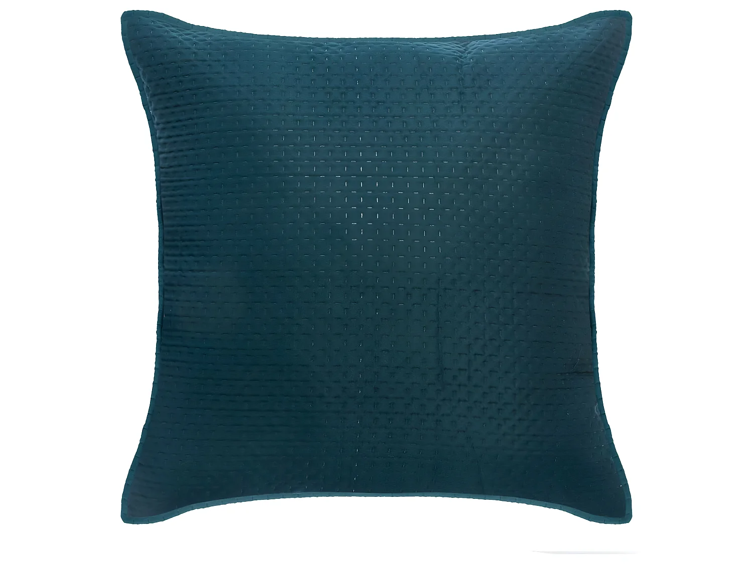 Dessus de lit Bleu canard 240 x 260 cm avec 2 Taies