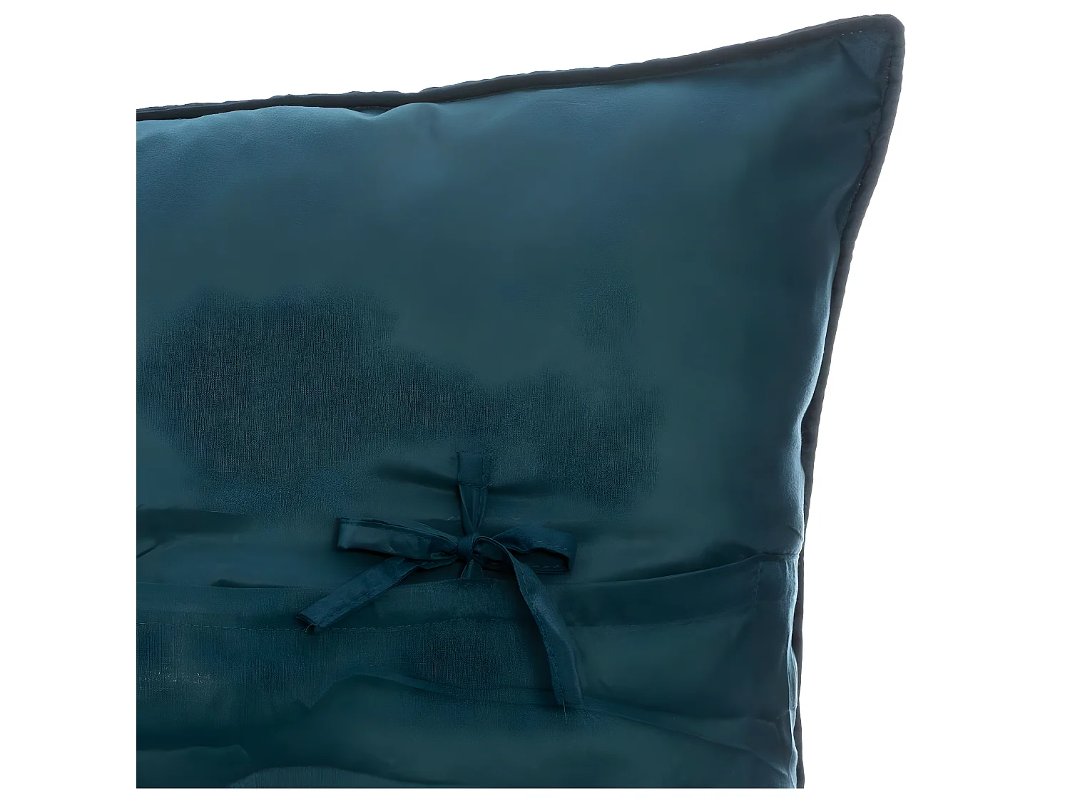 Dessus de lit Bleu canard 240 x 260 cm avec 2 Taies