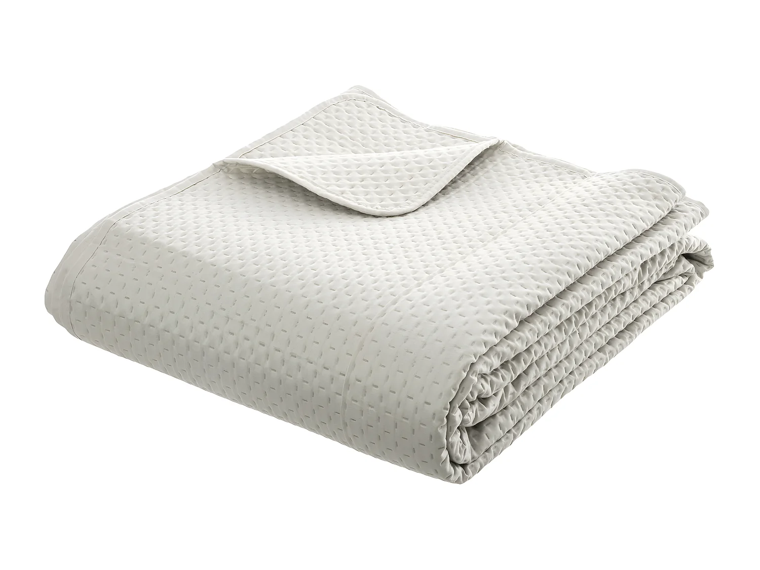 Dessus de lit Ivoire 240 x 260 cm avec 2 Taies