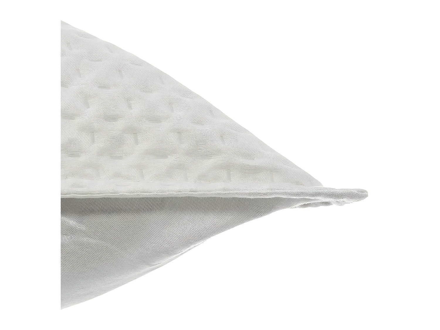 Dessus de lit Ivoire 240 x 260 cm avec 2 Taies