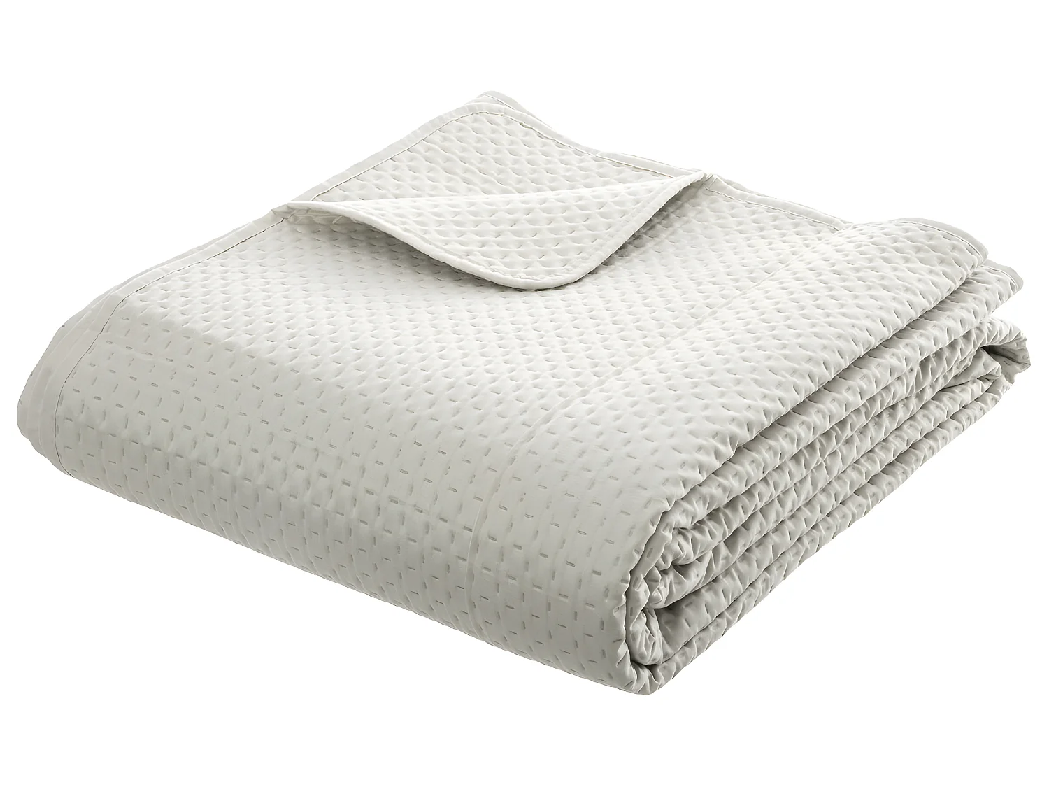 Dessus de lit Ivoire 240 x 260 cm avec 2 Taies