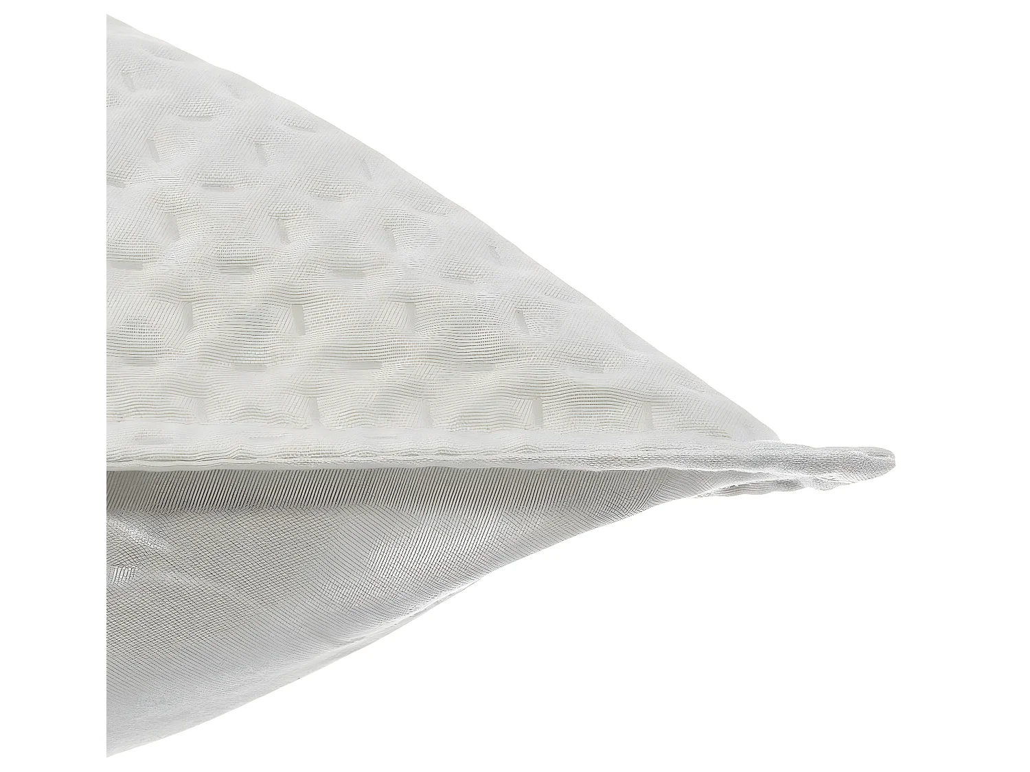 Dessus de lit Ivoire 240 x 260 cm avec 2 Taies