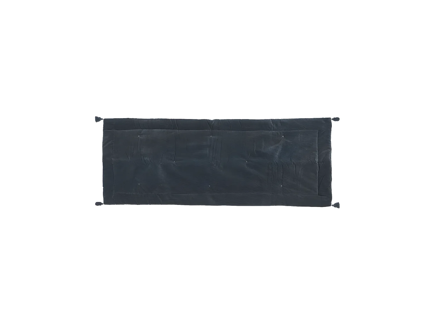 Édredon couverture en Coton velours Gris Foncé 70 x 180 cm