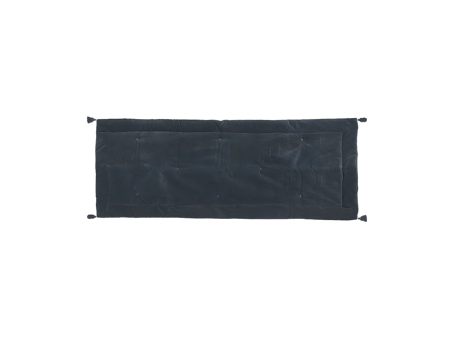 Édredon couverture en Coton velours Gris Foncé 70 x 180 cm