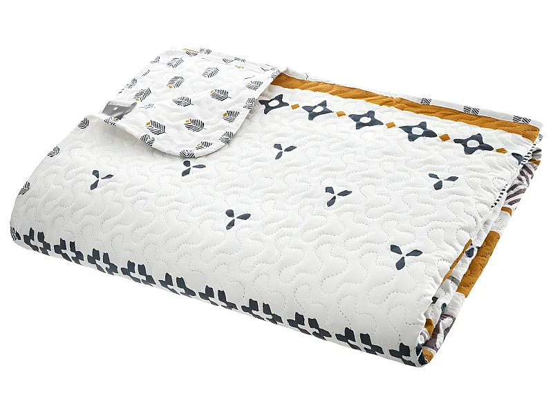 Dessus de lit réversible imprimé Etnik 240 x 220 cm