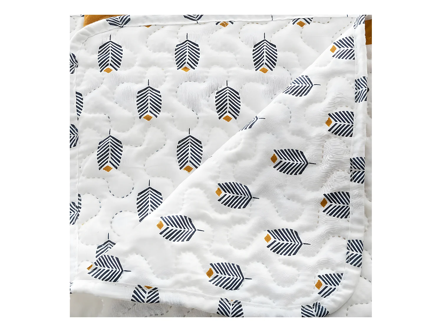 Dessus de lit réversible imprimé Etnik 240 x 220 cm