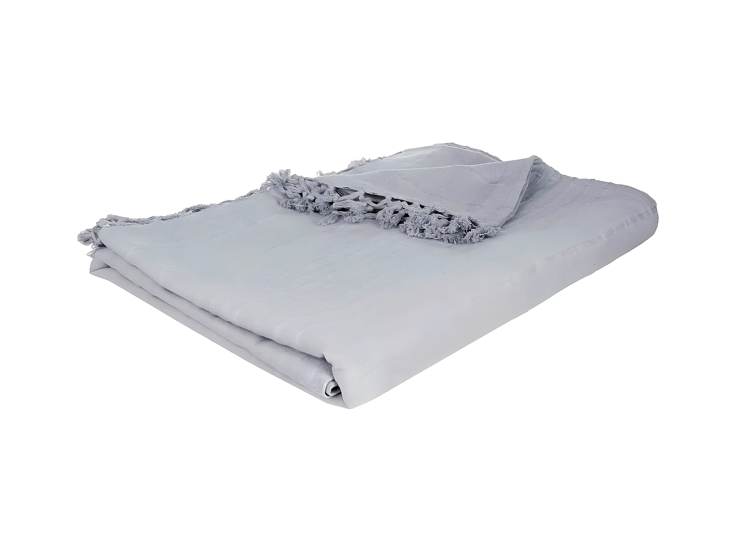 Jeté de lit en Coton Gris clair 230 x 250 cm