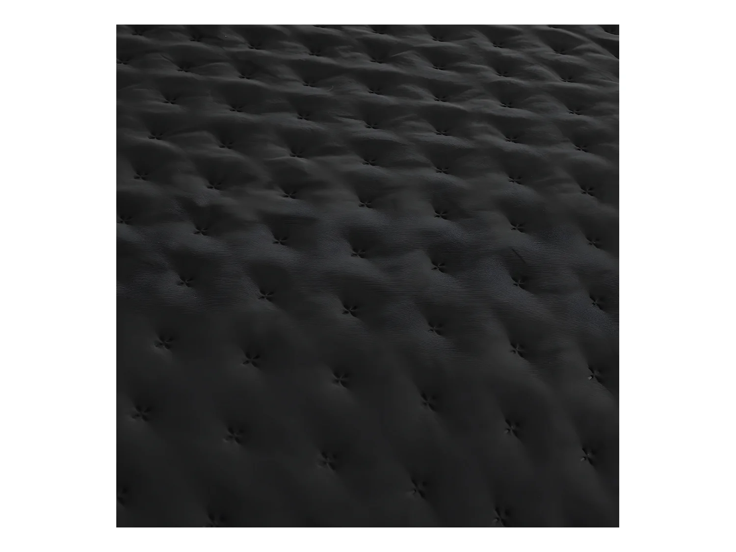 Dessus de Lit réversible Ivoire et Gris foncé 240 x 260 cm