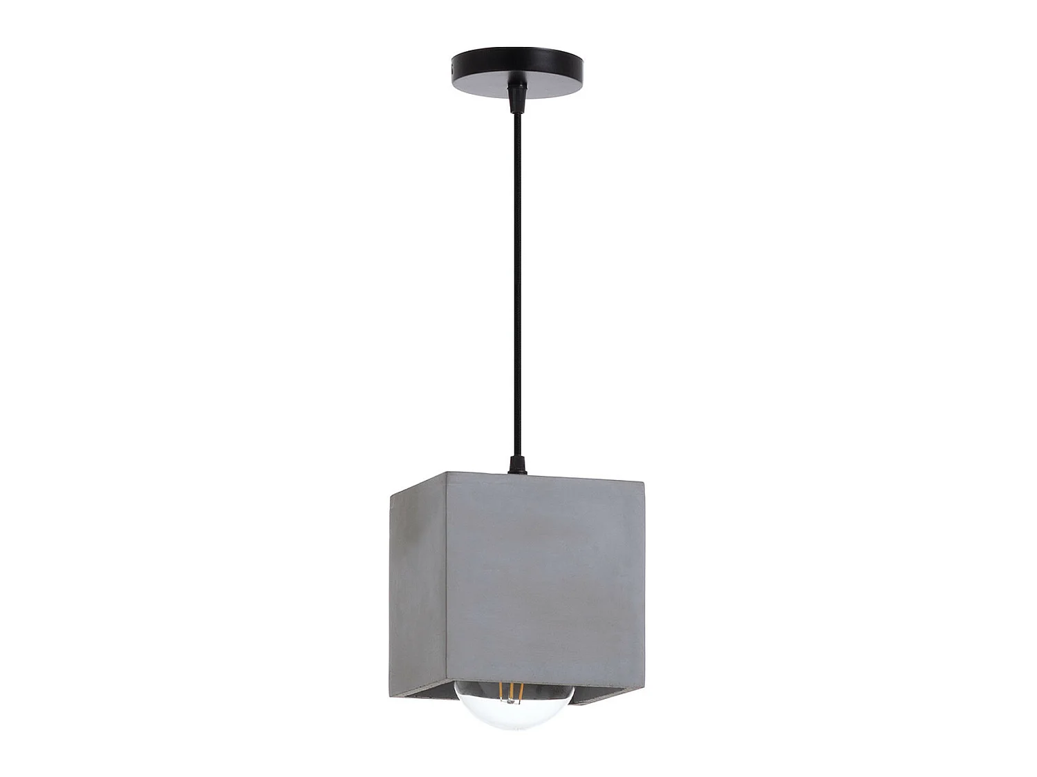 Plafonnier Legnica Gris 14x14x14cm 7hSevenOn Deco