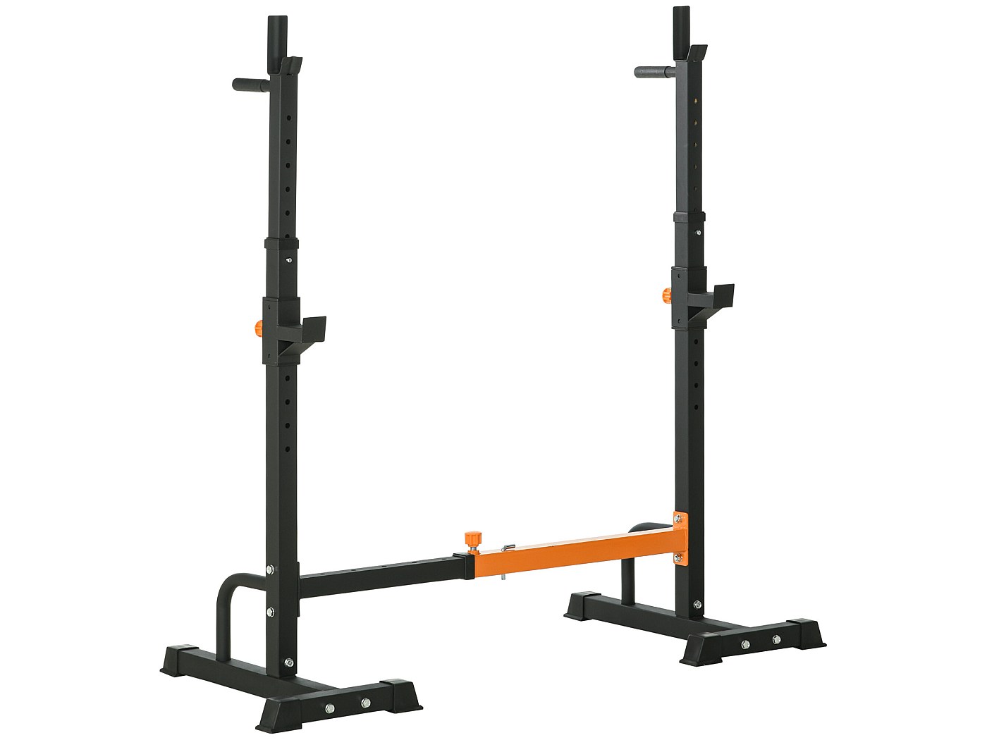 Gravity squat rack - support pour haltères longs - hauteur et longueur ...