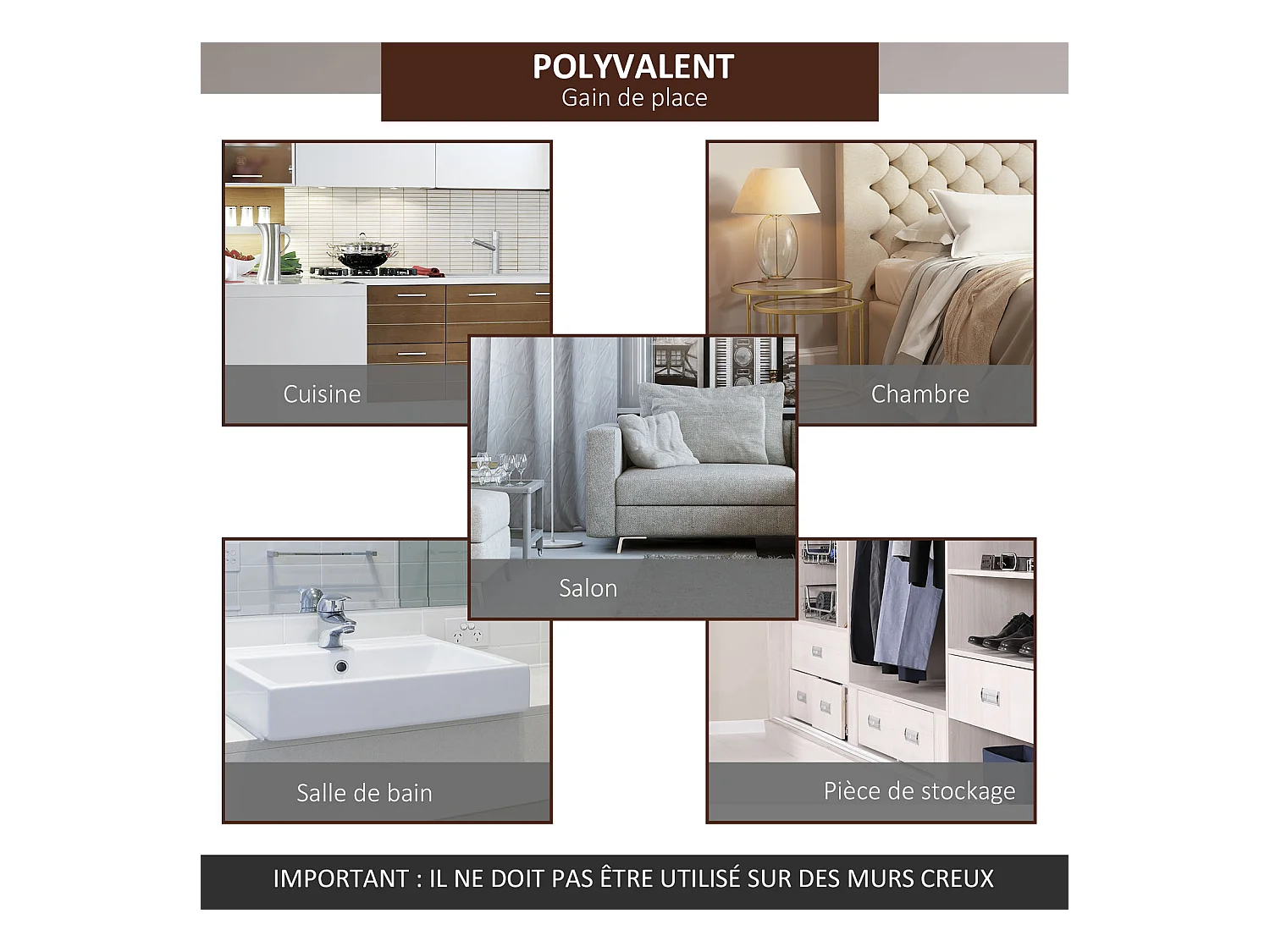 Kit de porte coulissante système galandage pour porte épaisseur 35-45 mm longueur rail 2 m charge max. 90 Kg aluminium coffrage MDF inclus