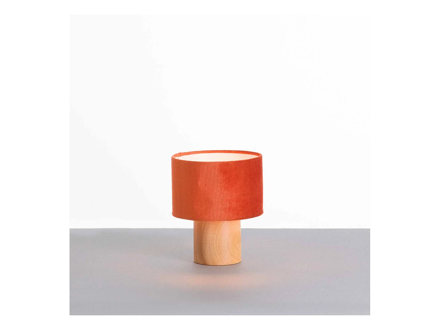 Lampada da tavolo Natural Eco Red 18x18x22cm 7hSevenOn Deco