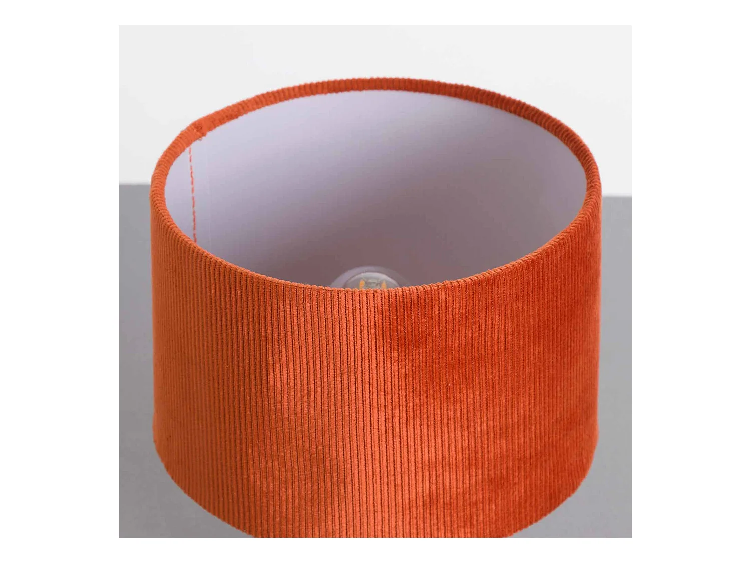 Lampada da tavolo Natural Eco Red 18x18x22cm 7hSevenOn Deco