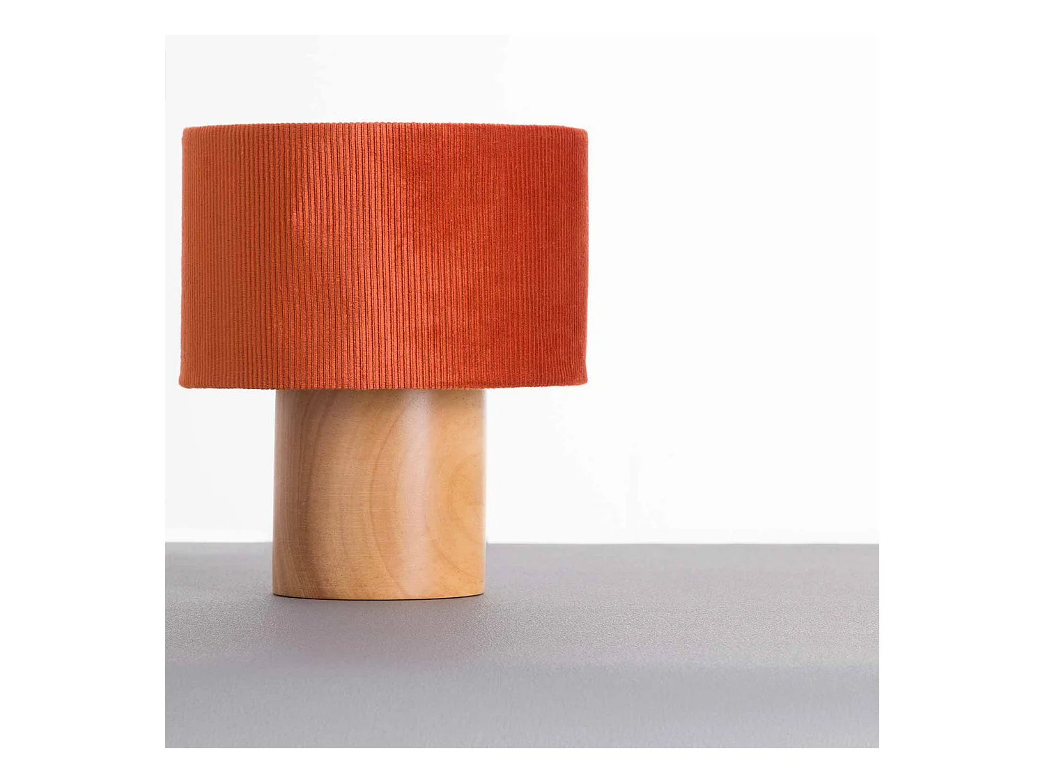 Lampada da tavolo Natural Eco Red 18x18x22cm 7hSevenOn Deco