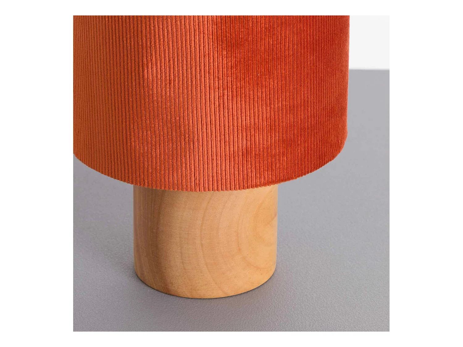 Lampada da tavolo Natural Eco Red 18x18x22cm 7hSevenOn Deco