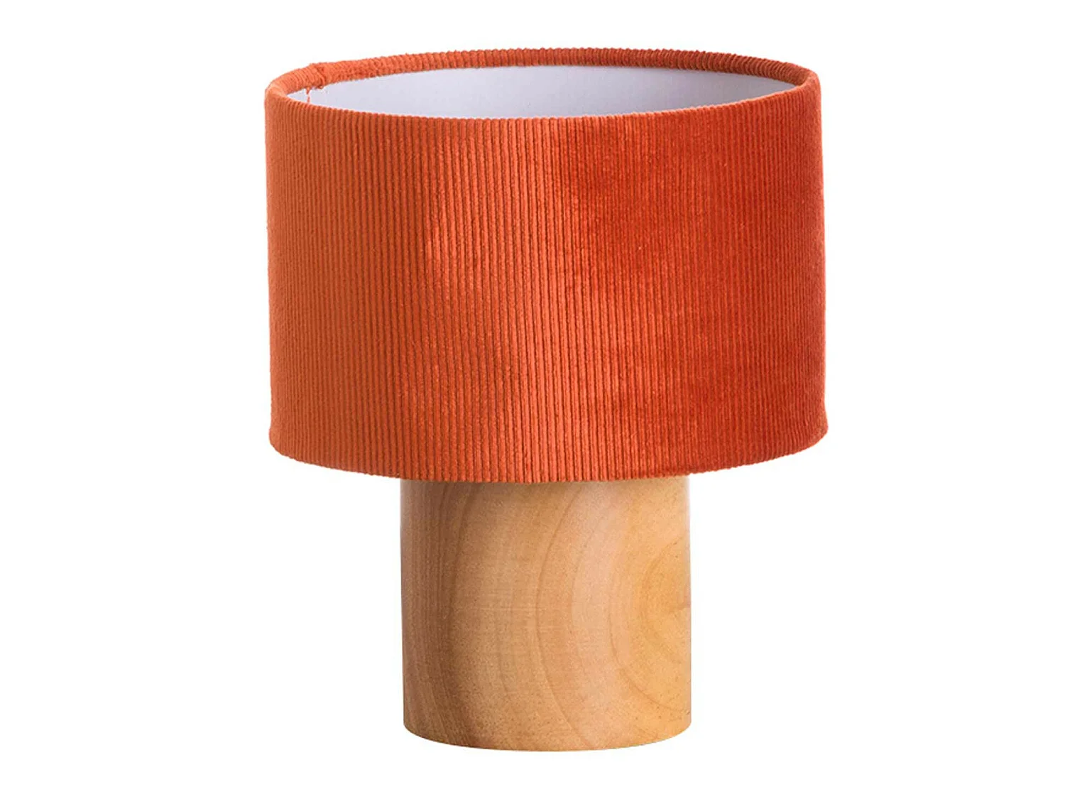 Lampe à poser Natural Eco Red 18x18x22cm 7hSevenOn Deco