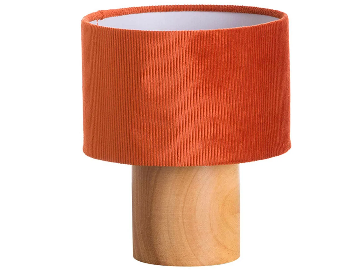 Lampada da tavolo Natural Eco Red 18x18x22cm 7hSevenOn Deco