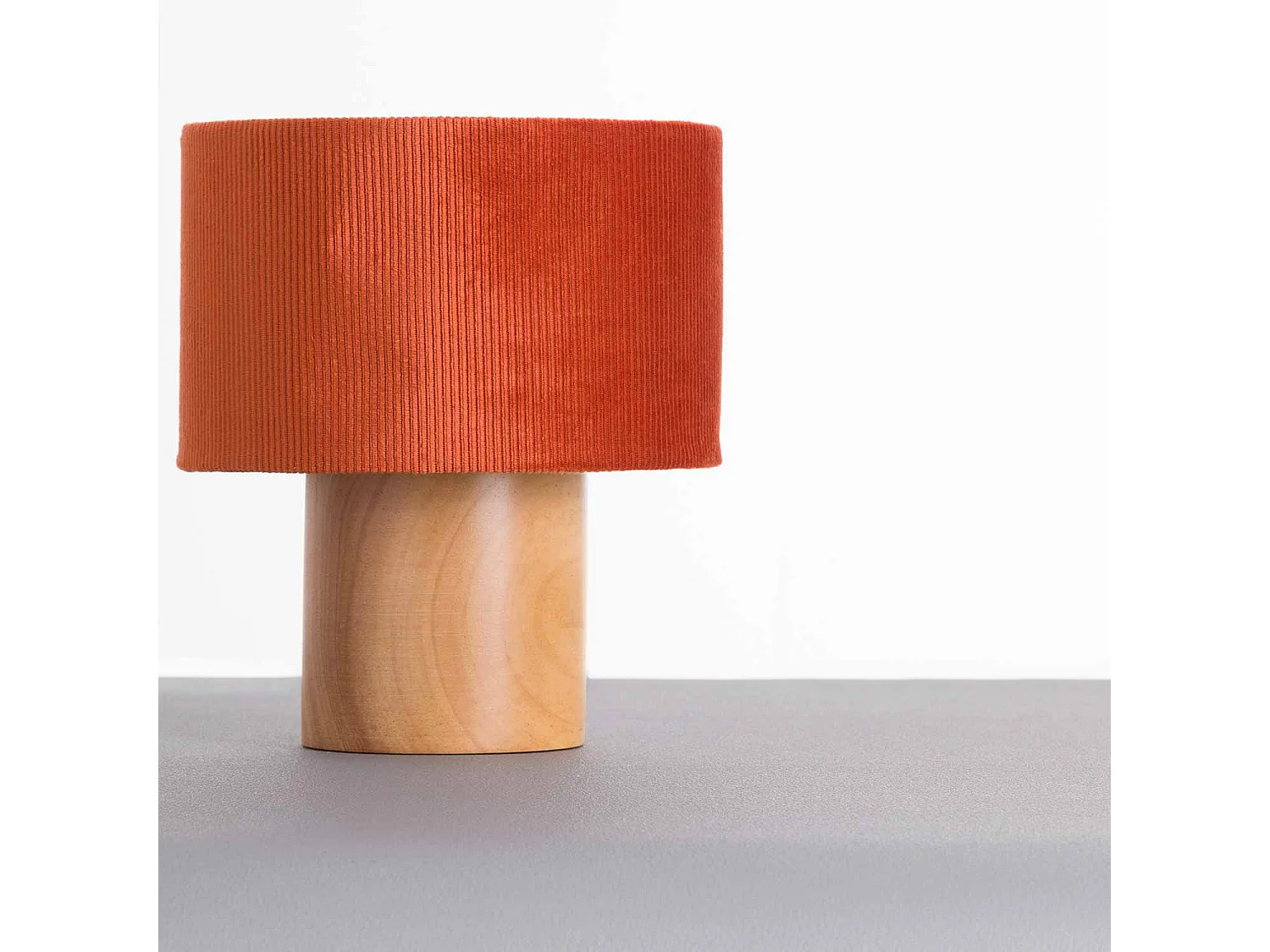 Lampada da tavolo Natural Eco Red 18x18x22cm 7hSevenOn Deco