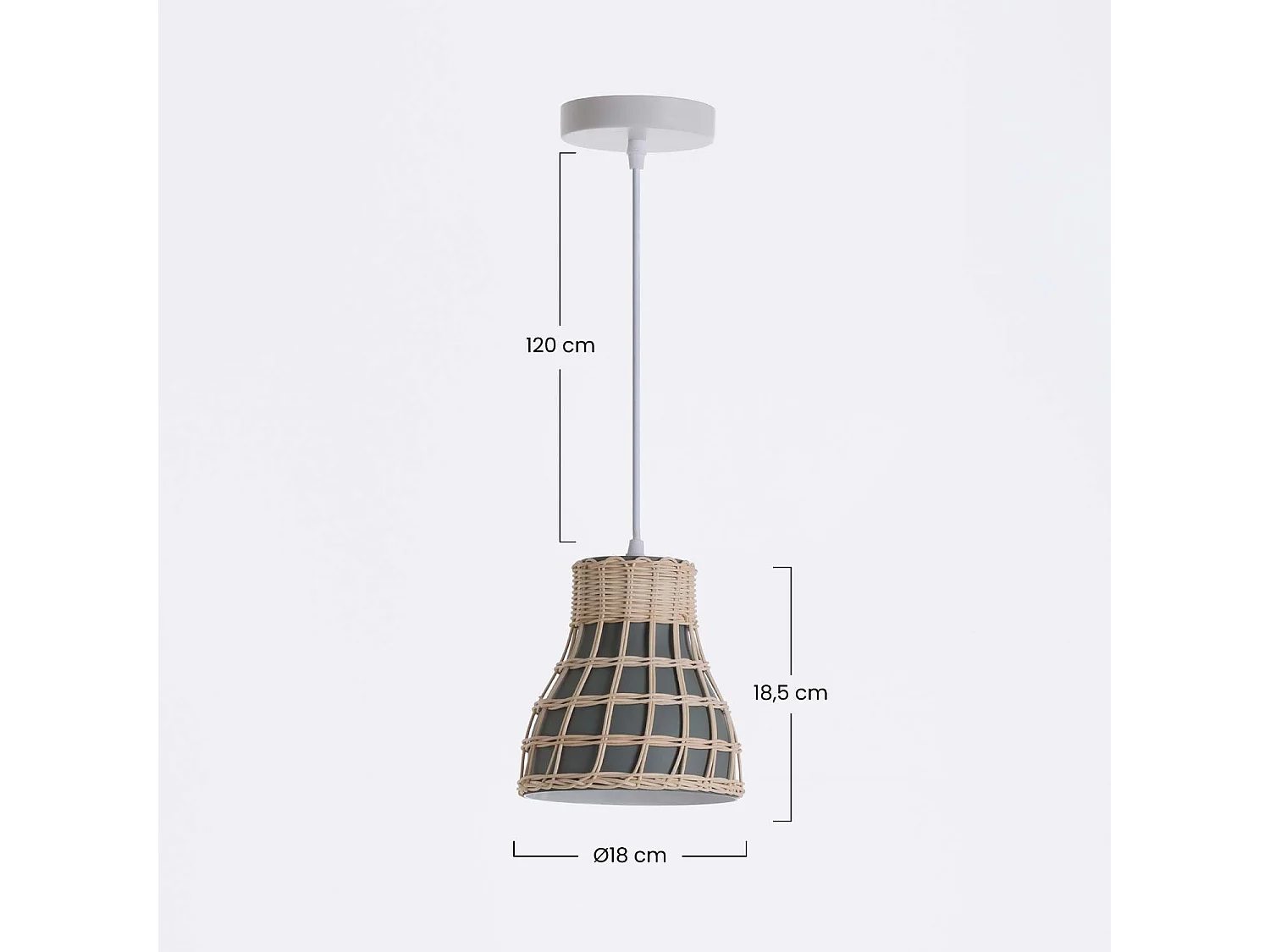 Lampada da soffitto Kumiko 18x18x18,5cm 7hSevenOn Deco