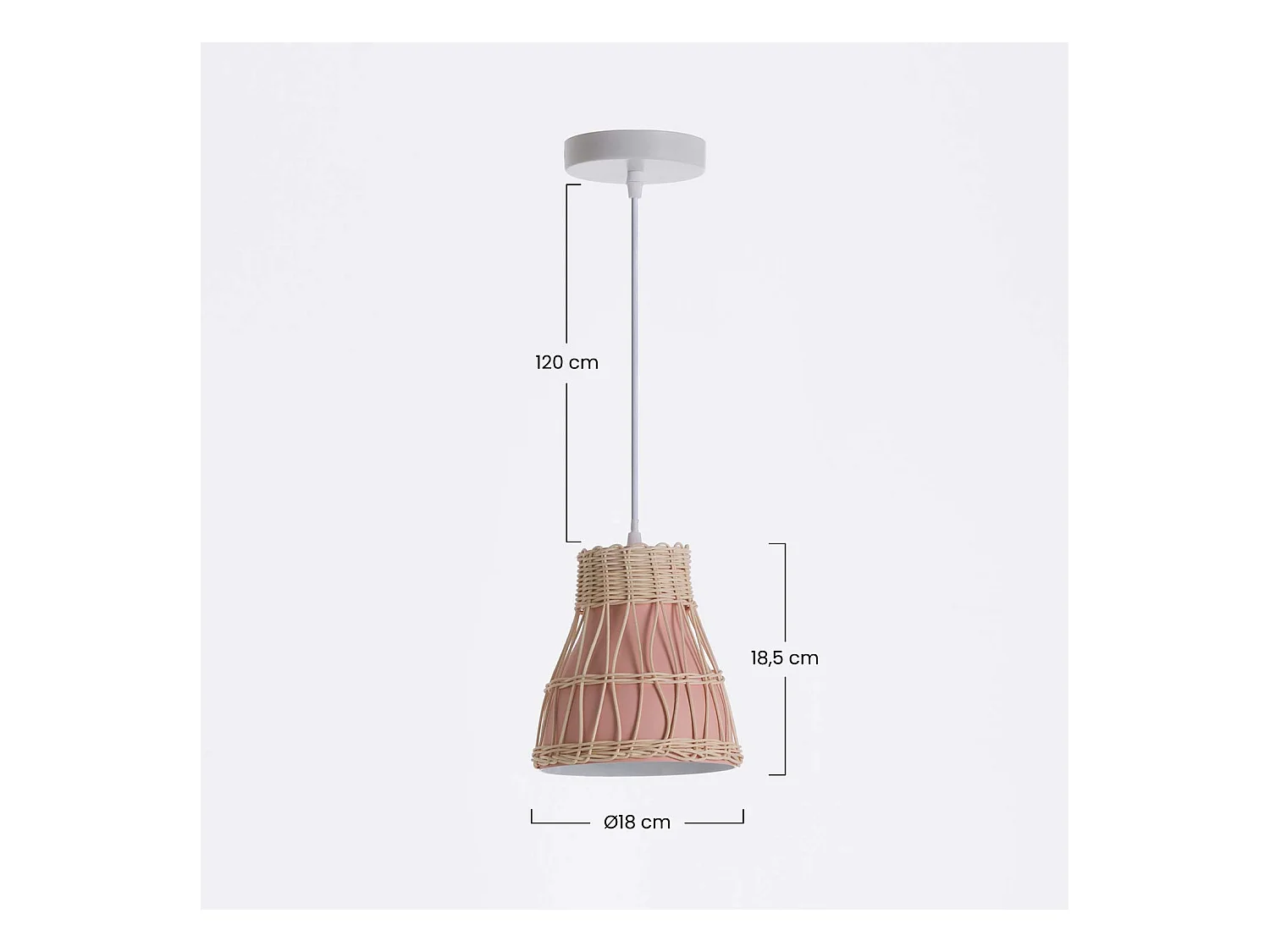 Lámpara de Techo Kumiko 18x18x18,5cm 7hSevenOn Deco