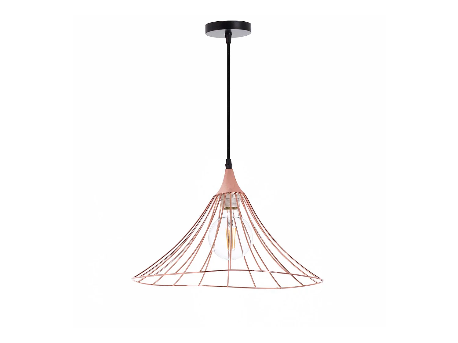 Plafonnier Opole Rose Gold 40x40x18cm 7hSevenOn Deco