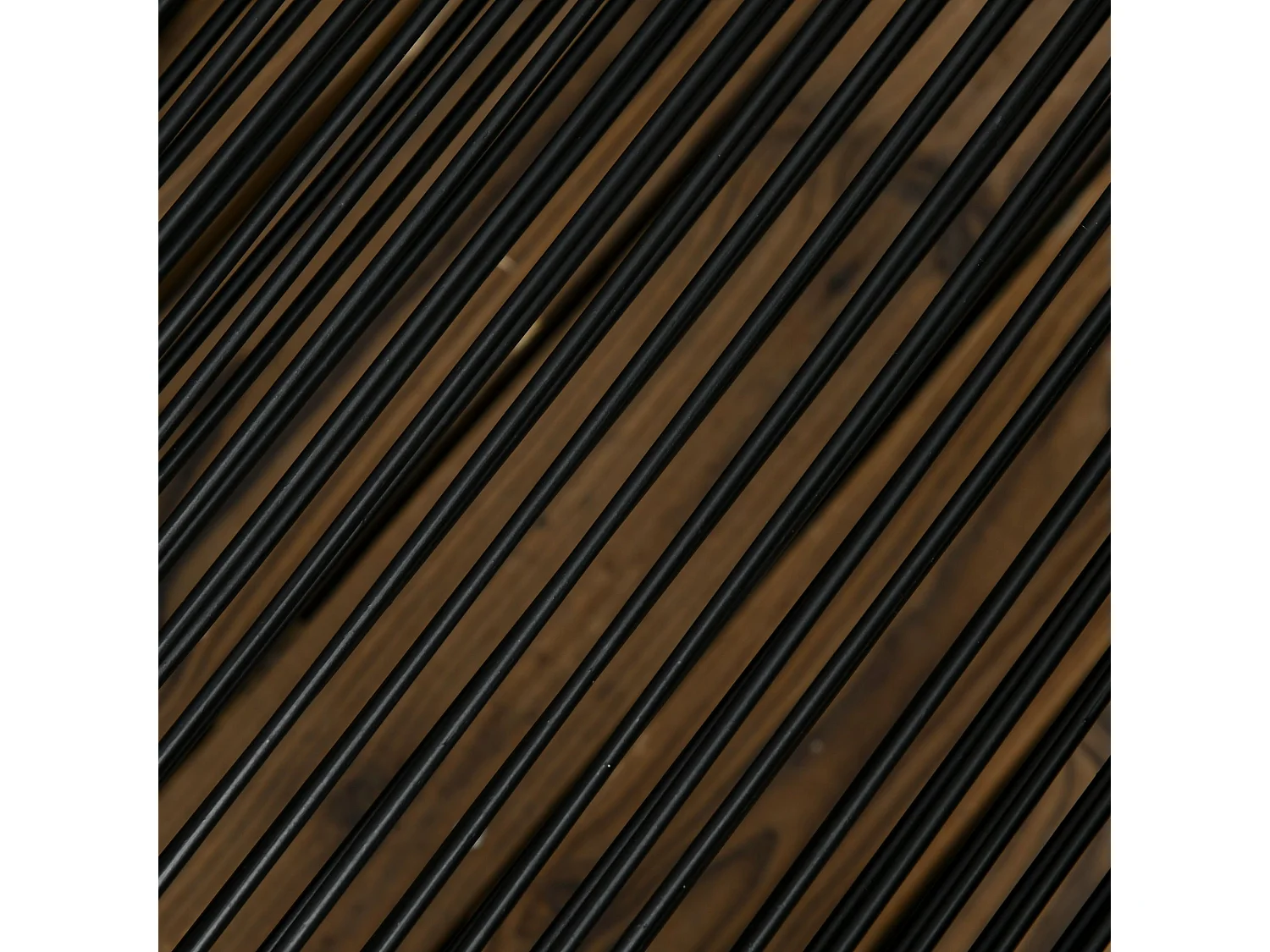 Ensemble salon de jardin encastrable 4 personnes 5 pièces - coussins déhoussables - métal résine filaire noir gris