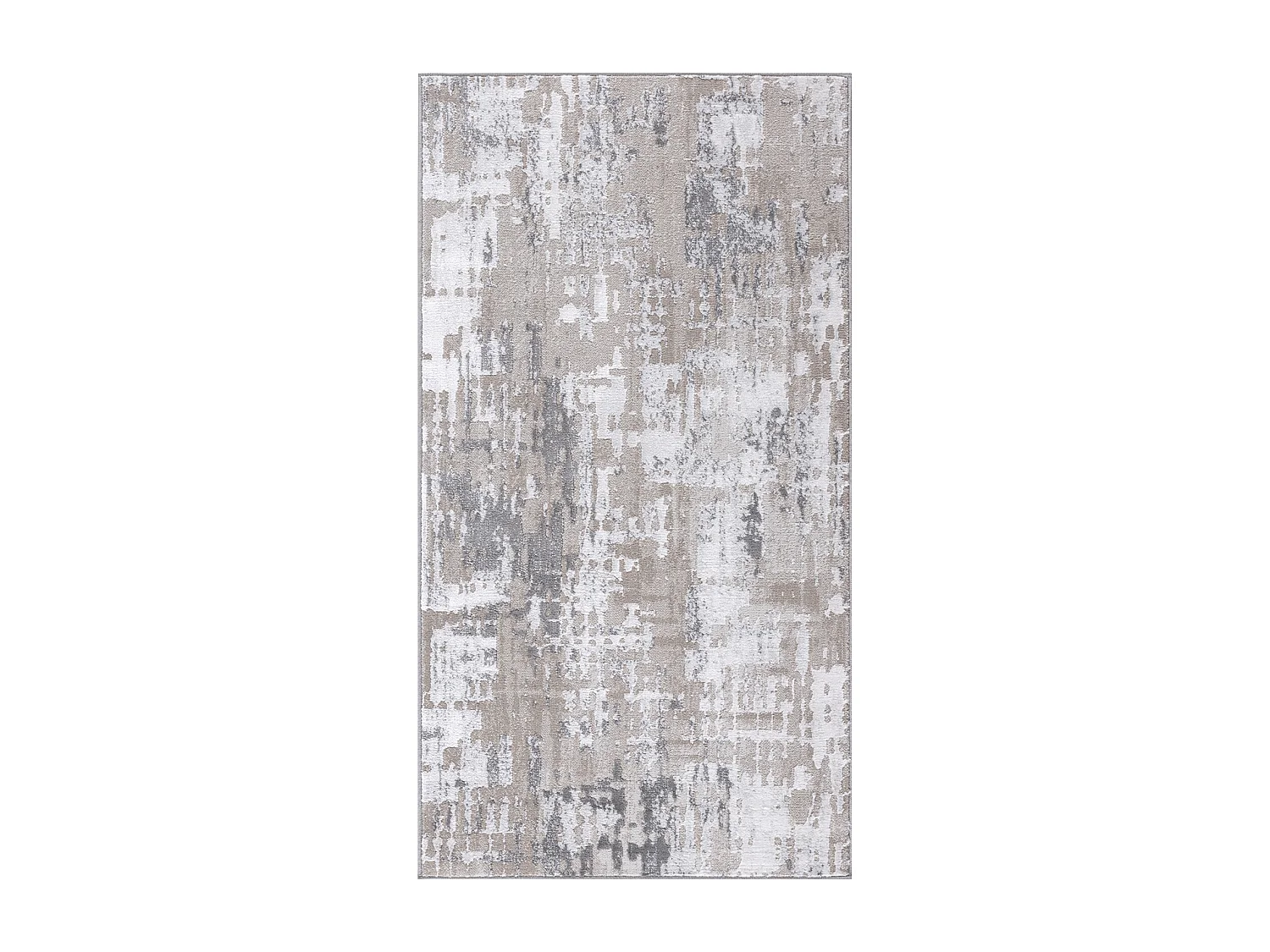 Tapis Abstrait Moderne - Gris/Beige - 80x150cm - ORGANA