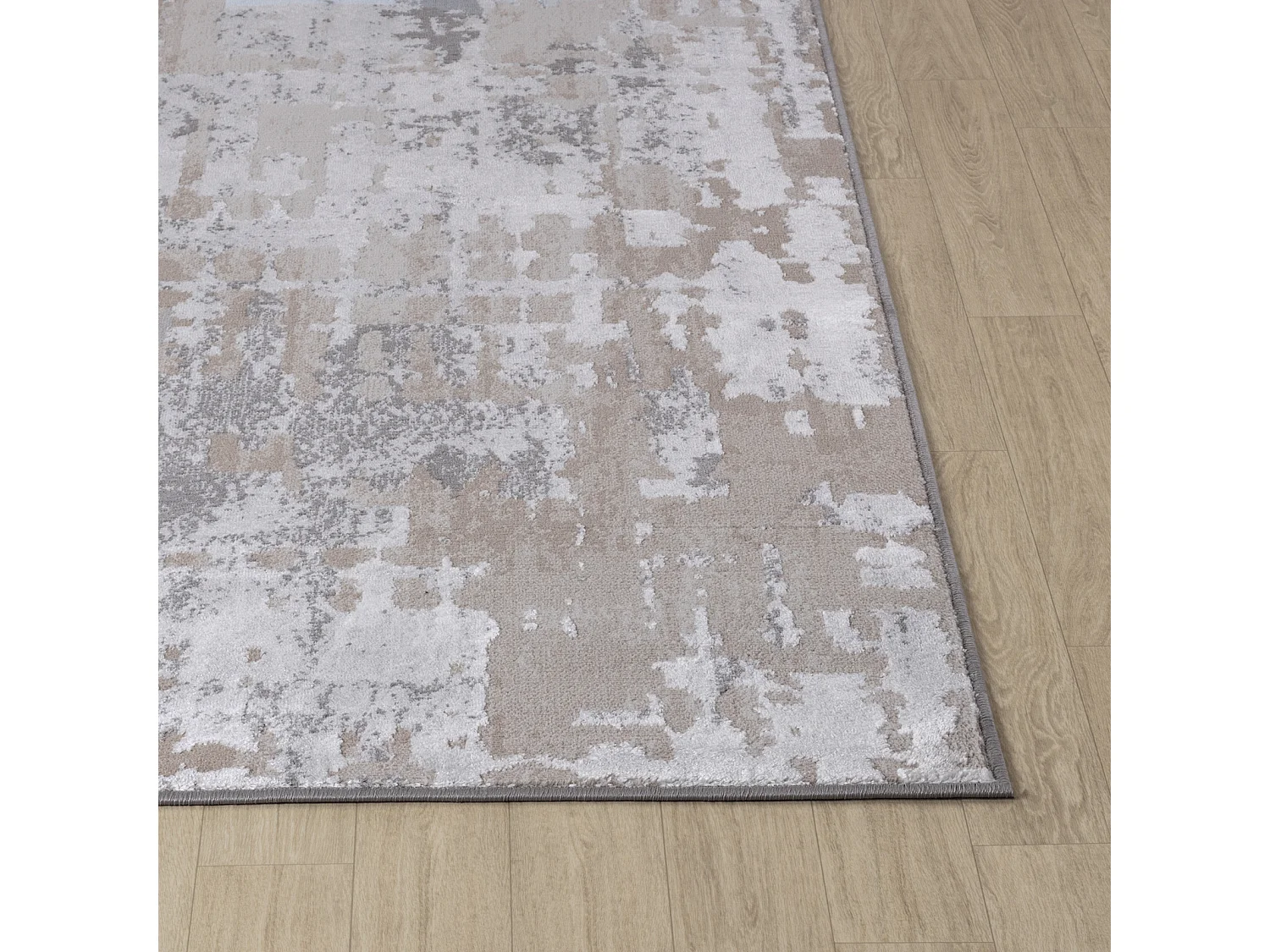 Tapis Abstrait Moderne - Gris/Beige - 80x150cm - ORGANA